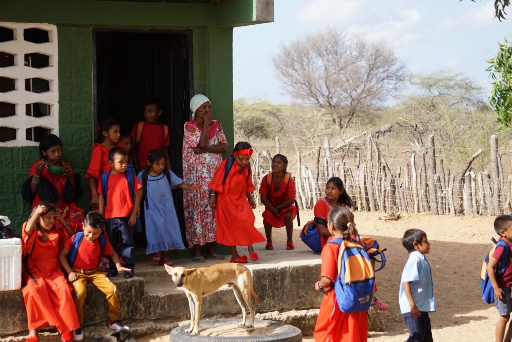 Visita a la escuela de Souluguamana